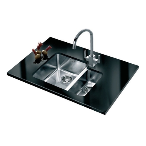 Franke - Kubus 1.5 Bowl Undermount Sink, RH Small Bowl Designer Pack