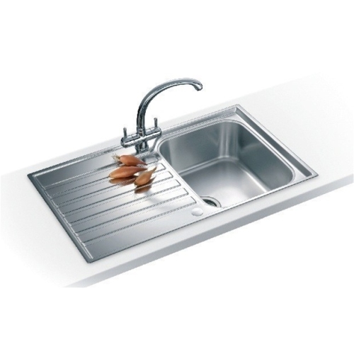 Franke - Ascona 1.0 Bowl Sink, Drainer & Chrome Athena Tap