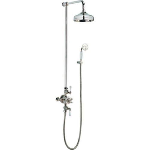 Crosswater - Belgravia Thermostatic Shower Valve With 8'' Fixed Head