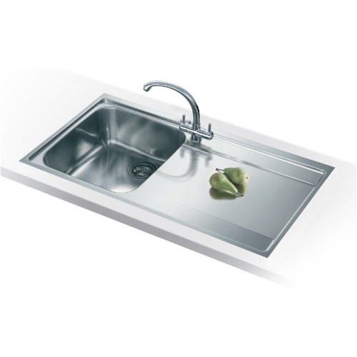 Franke - Maris 1.0 Bowl Sink, RH Drainer & Chrome Athena Tap