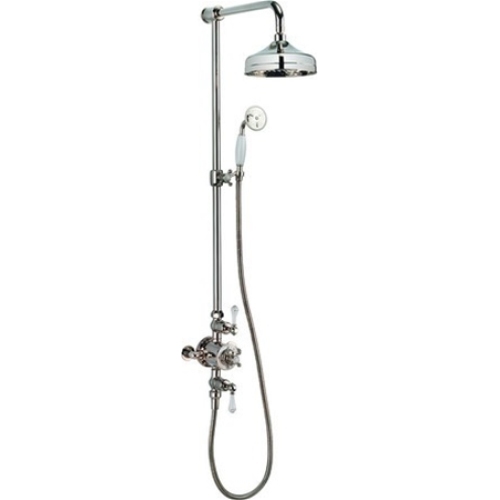 Crosswater - Belgravia Thermostatic Shower Valve With 12'' Fixed Head