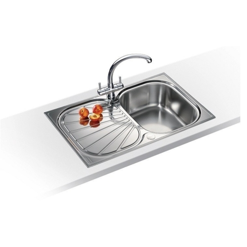 Franke - Erica 1.0 Bowl Sink, Drainer & Chrome Zurich Tap