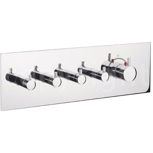 Crosswater - Kai Lever Thermo Shower Valve 4 Control Landscape
