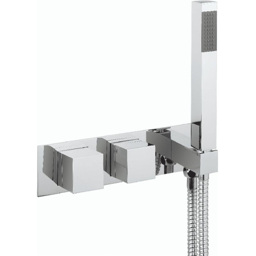 Crosswater - Water Square Thermo Shower Valve 2 Control (Landscape)