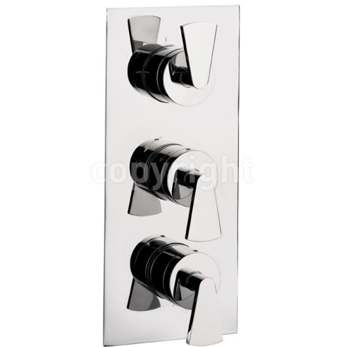 Crosswater - Essence Thermostatic Shower Valve With 3 Way Diverter