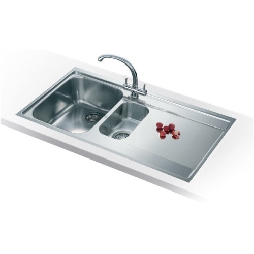 Franke - Maris 1.5 Bowl Sink, RH Drainer & Chrome Athena Tap