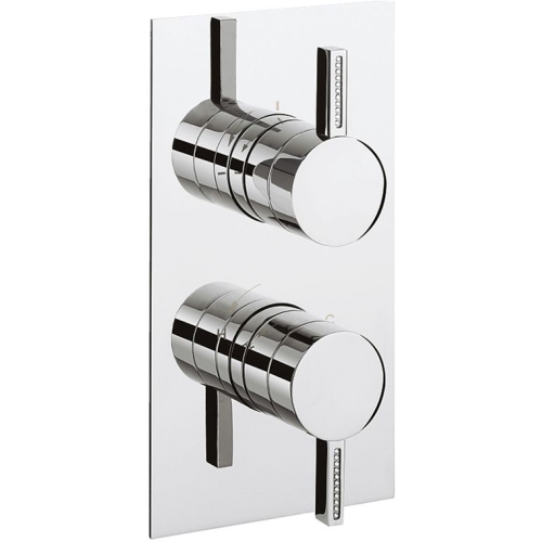 Crosswater - Sparkle Two Outlet Thermostatic Shower Valve With Diverter