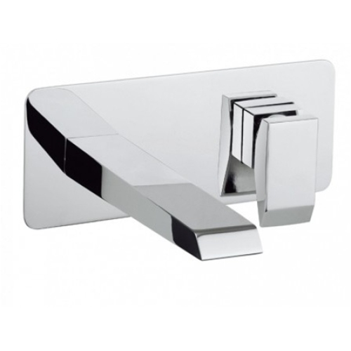 Crosswater - Wedge Wall Mounted Two Hole Basin Set
