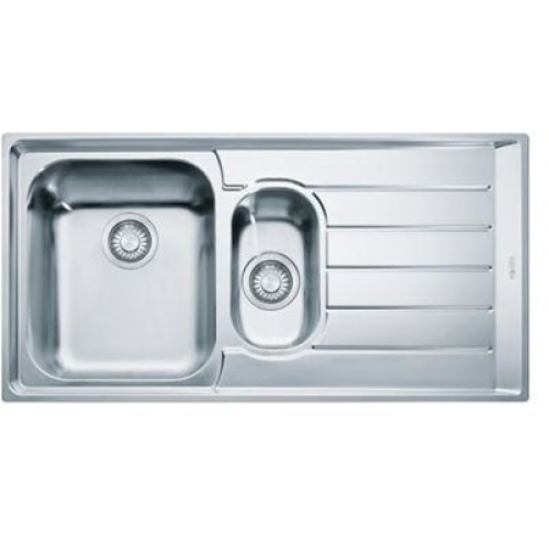 Franke - Neptune 1.5 Bowl Sink, RH Drainer & Chrome Athena Tap