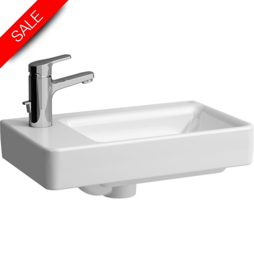 Laufen - Pro Asymmetric Small Washbasin 480 x 280mm 1TH LH