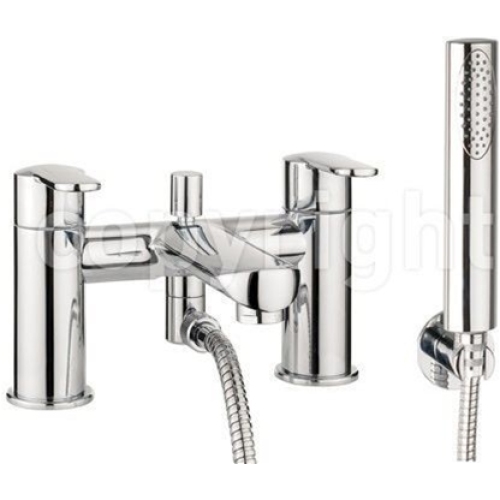 Crosswater - Voyager Bath Shower Mixer With Kit, Deck Mounted