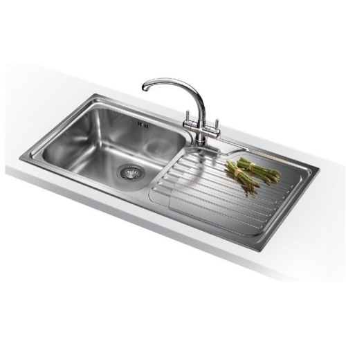 Franke - Galassia 1.0 Bowl Sink, RH Drainer & Chrome Zurich Tap