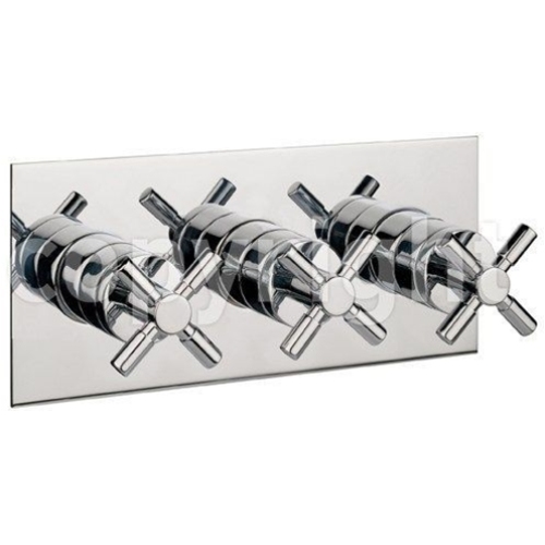Crosswater - Totti Thermostatic Shower Valve With 3 Way Diverter