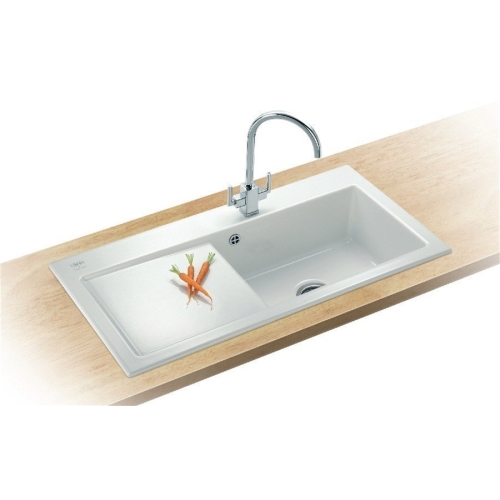 Franke - Mythos 1.0 Bowl Ceramic Sink & LH Drainer Designer Pack