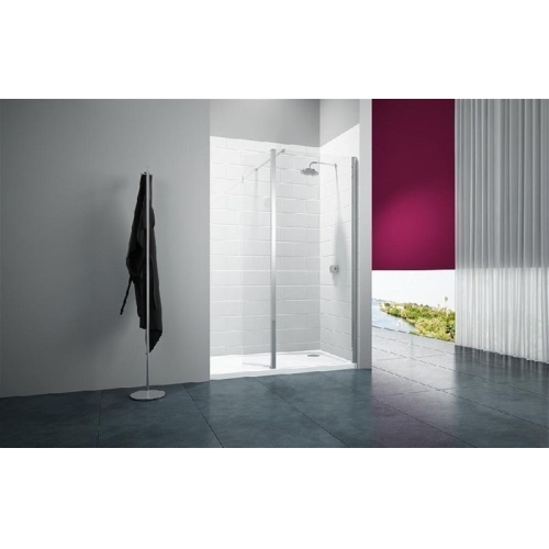Merlyn - 8 Series Showerwall With Swivel Panel 700mm Incl. Tray