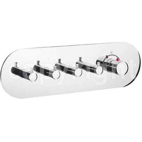 Crosswater - Central Thermo Shower Valve 4 Control Landscape