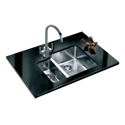 Franke - Kubus 1.5 Bowl Undermount Sink, LH Small Bowl Designer Pack