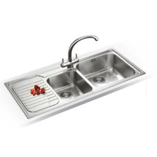 Franke - Galassia 2.0 Bowl Sink, LH Drainer & Chrome Zurich Tap