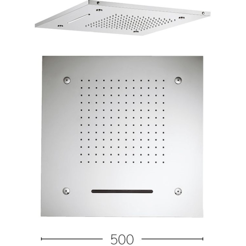 Crosswater - Square Multifunction Recessed Shower Head 500mm