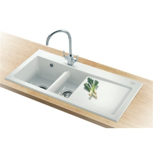Franke - Mythos 1.5 Bowl Ceramic Sink & RH Drainer Designer Pack