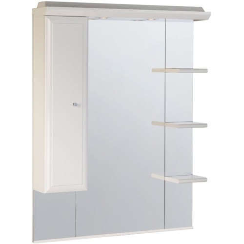 Roper Rhodes - Valencia 800mm Mirror With Shelves, Cupboard & Canopy