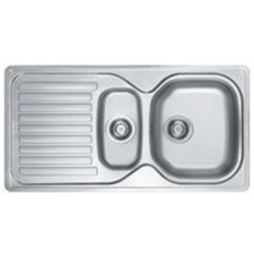 Franke - Elba 1.5 Bowl Sink, Drainer & Chrome Zurich Tap