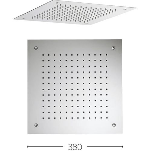 Crosswater - Square Recessed Shower Head 380mm