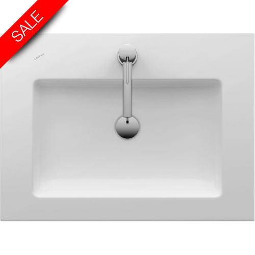 Laufen - Living Square Drop In Washbasin Wall Mounted 650 x 480mm 1TH