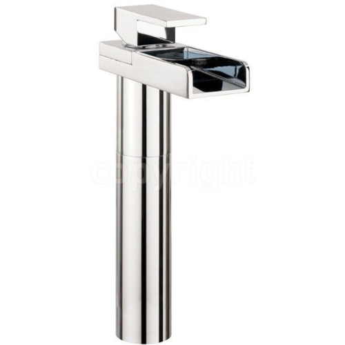 Crosswater - Water Square Basin Tall Monobloc With Lights