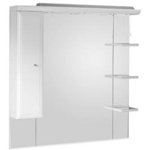 Roper Rhodes - Valencia 1000mm Mirror With Shelves, Cupboard & Canopy