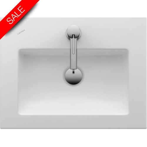 Laufen - Living Square Drop In Washbasin Wall Mounted 500 x 380mm 1TH