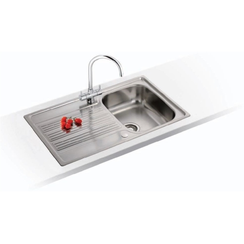 Franke - Galileo 1.0 Bowl Sink, Drainer & Chrome Athena Tap