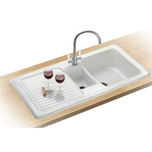 Franke - V&B 1.5 Bowl Ceramic Sink & LH Drainer Designer Pack