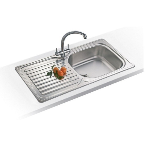 Franke - Elba 1.0 Bowl Sink, Drainer & Chrome Zurich Tap